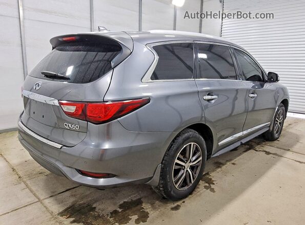 5N1DL0MM4HC544397 2017 INFINITI QX60 Gray Հետևի աջ