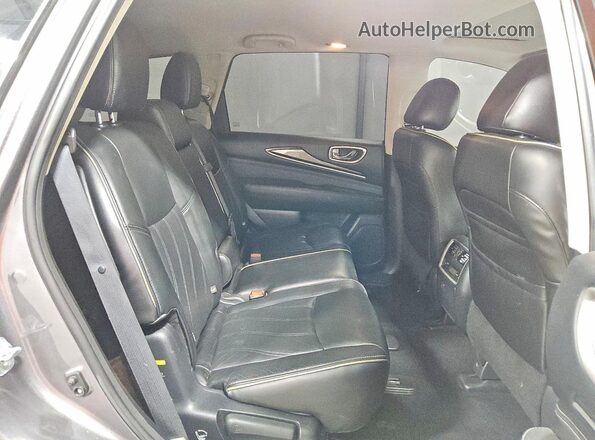 5N1DL0MM4HC544397 2017 INFINITI QX60 Gray Սալոնի հետևի տեսք