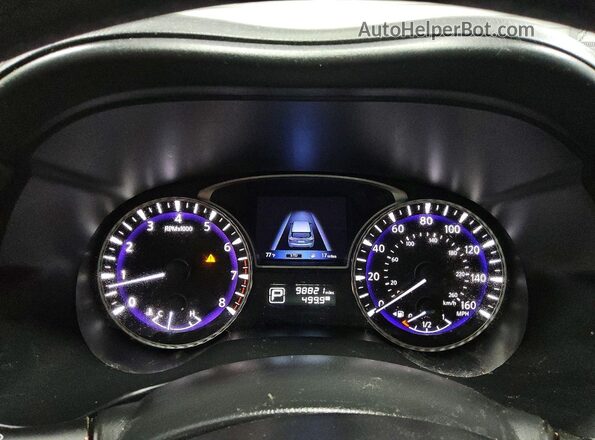 5N1DL0MM4HC544397 2017 INFINITI QX60 Gray Սարքավորումների վահանակի տեսք