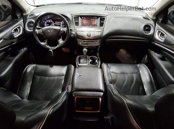5N1DL0MM4HC544397 2017 INFINITI QX60 Gray Առջևի վահանակի տեսք