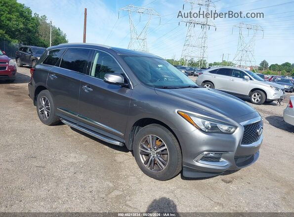 5N1DL0MM4JC501832 2018 INFINITI QX60 Gray Delantero derecho