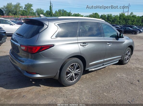 5N1DL0MM4JC501832 2018 INFINITI QX60 Gray Trasero derecho