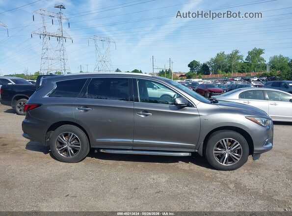 5N1DL0MM4JC501832 2018 INFINITI QX60 Gray Vista interior trasera