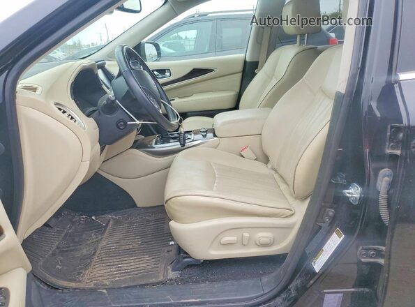 5N1DL0MM4JC514242 2018 INFINITI QX60 Black Սալոնի դիմացի տեսք