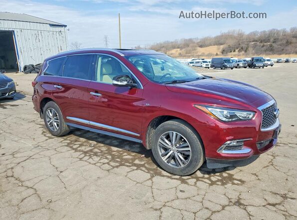 5N1DL0MM4LC528211 2020 INFINITI QX60 Burgundy წინა მარჯვენა