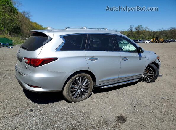 5N1DL0MM5JC504898 2018 INFINITI QX60 Серебряный Задняя правая четверть