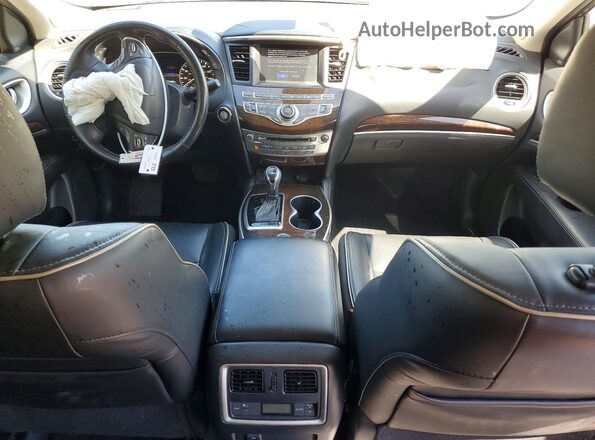 5N1DL0MM5JC504898 2018 INFINITI QX60 Серебряный Вид панели приборов