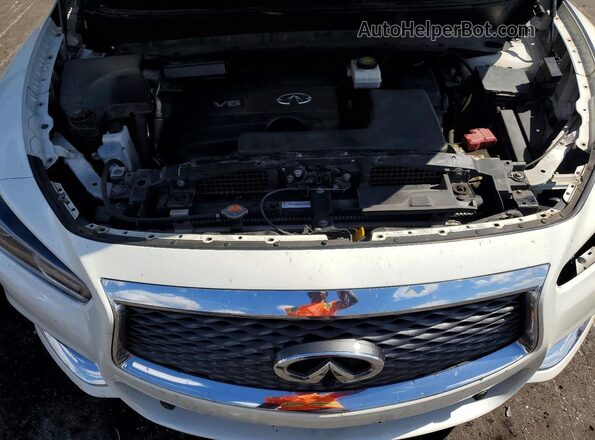 5N1DL0MM5JC517358 2018 INFINITI QX60 Белый Вид задней части салона