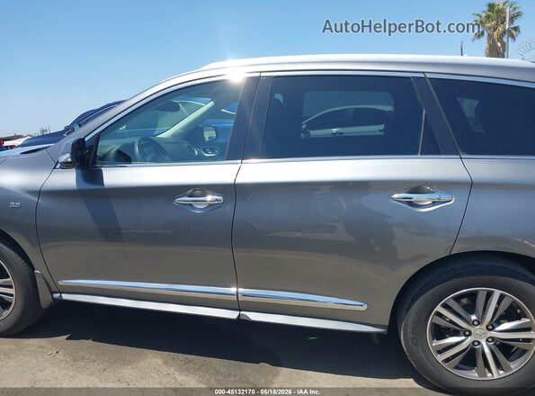 5N1DL0MM5LC516116 2020 INFINITI QX60 Gray Widok wnętrza 360 stopni