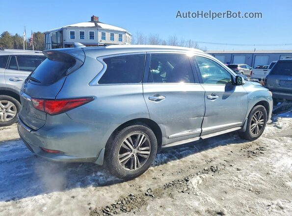 5N1DL0MM6HC514253 2017 INFINITI QX60 Blue Trasero derecho