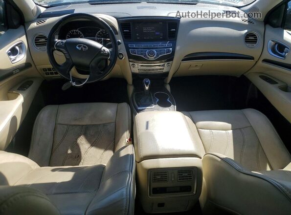 5N1DL0MM6HC514253 2017 INFINITI QX60 Blue Vista del salpicadero