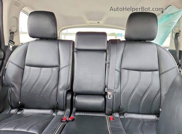 5N1DL0MM6LC523088 2020 INFINITI QX60 Gray Vista de los asientos traseros
