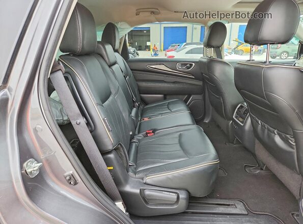 5N1DL0MM6LC523088 2020 INFINITI QX60 Gray Vista interior trasera