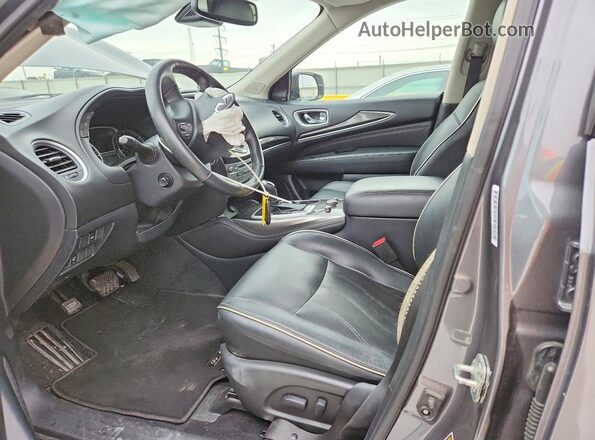 5N1DL0MM6LC523088 2020 INFINITI QX60 Gray Vista interior delantera