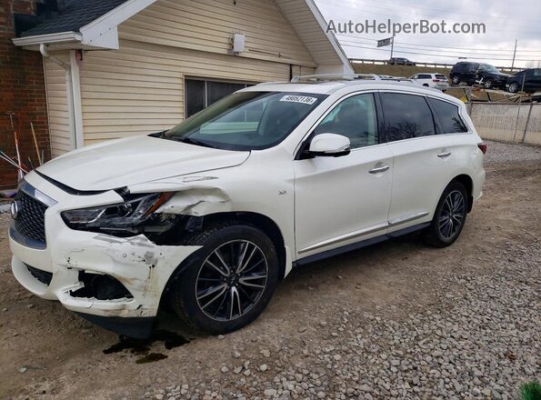 5N1DL0MM6LC541171 2020 INFINITI QX60 Белый Передняя левая четверть