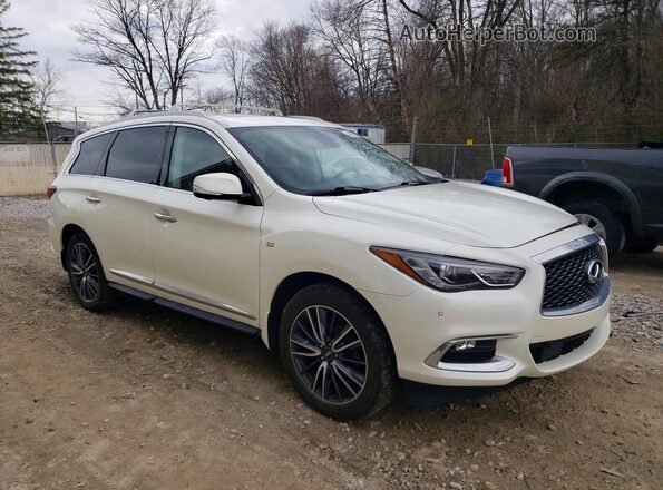 5N1DL0MM6LC541171 2020 INFINITI QX60 Белый Передняя правая четверть