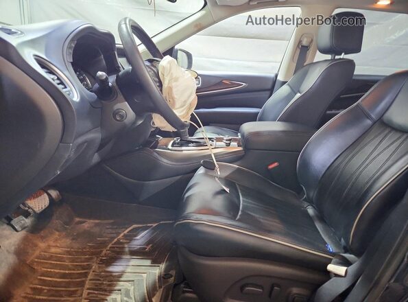 5N1DL0MM7HC508297 2017 INFINITI QX60 Синий Вид салона спереди