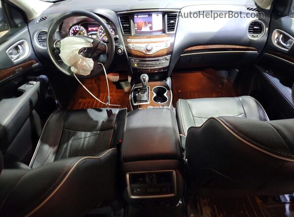 5N1DL0MM7HC508297 2017 INFINITI QX60 Синий Вид панели приборов