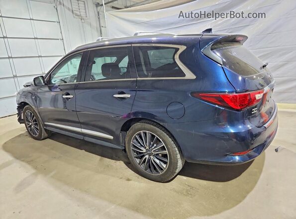 5N1DL0MM7HC508297 2017 INFINITI QX60 Синий Задняя левая четверть