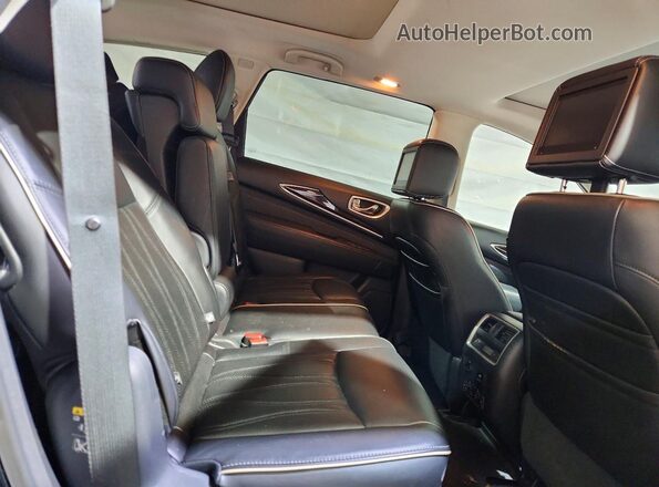 5N1DL0MM7HC508297 2017 INFINITI QX60 Синий Вид задней части салона