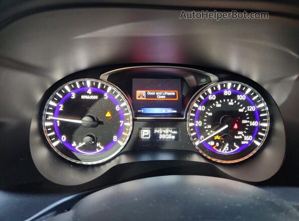 5N1DL0MM7HC508297 2017 INFINITI QX60 Синий Вид щитка приборов