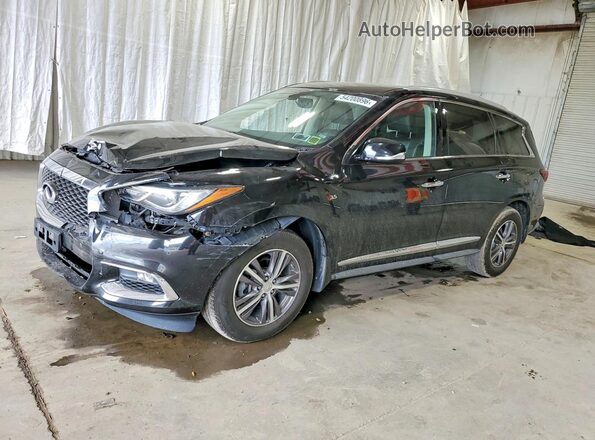 5N1DL0MM7HC552042 2017 INFINITI QX60 Black Przód lewy