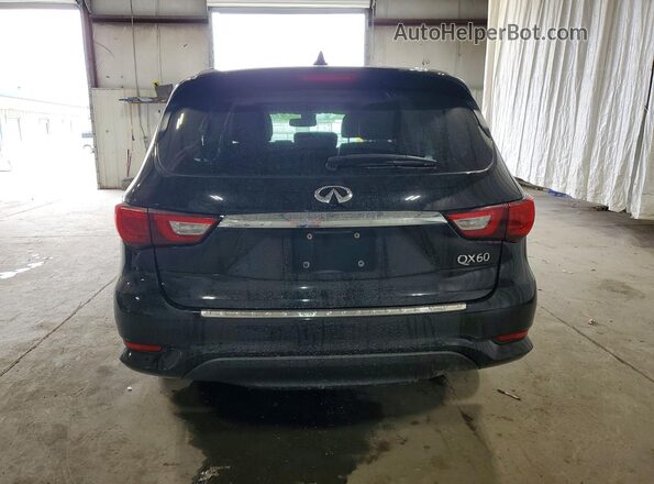 5N1DL0MM7HC552042 2017 INFINITI QX60 Black Widok z tyłu