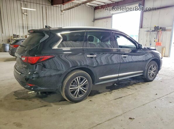 5N1DL0MM7HC552042 2017 INFINITI QX60 Black Tył prawy