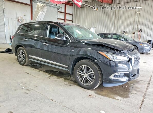 5N1DL0MM7HC552042 2017 INFINITI QX60 Black Przód prawy