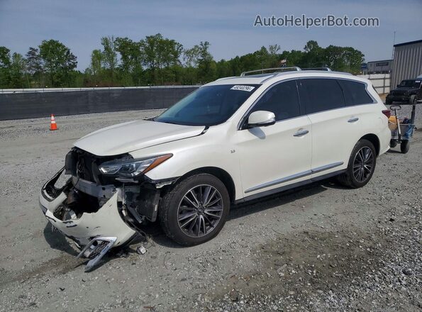 5N1DL0MM7JC529625 2018 INFINITI QX60 White Vista tres cuartos delantera izquierda