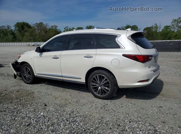 5N1DL0MM7JC529625 2018 INFINITI QX60 White Trasero izquierdo