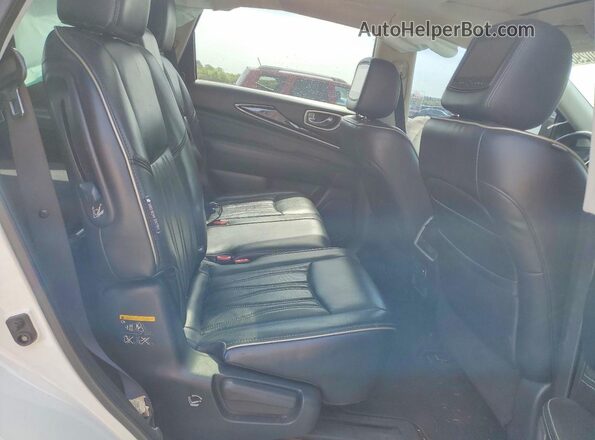 5N1DL0MM7JC529625 2018 INFINITI QX60 White Vista de los asientos traseros