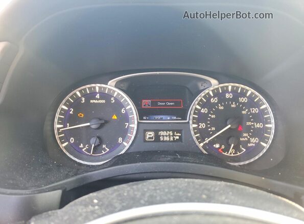 5N1DL0MM7KC524958 2019 INFINITI QX60 Gray Вид щитка приладів