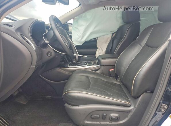 5N1DL0MM7LC505988 2020 INFINITI QX60 Синий Вид салона спереди