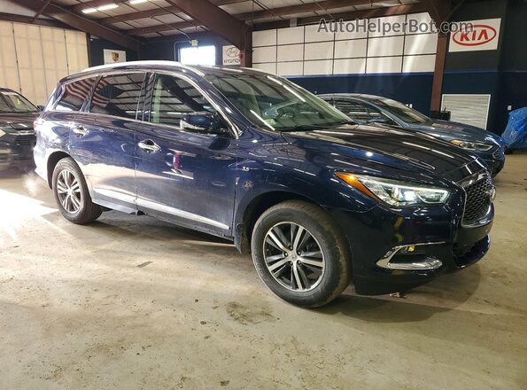 5N1DL0MM7LC518336 2020 INFINITI QX60 Синий Передняя правая четверть