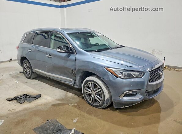 5N1DL0MM8HC520832 2017 INFINITI QX60 Blue Delantero derecho