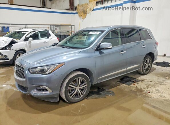 5N1DL0MM8HC520832 2017 INFINITI QX60 Blue Vista tres cuartos delantera izquierda
