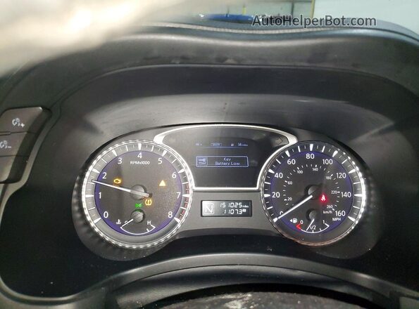 5N1DL0MM8HC520832 2017 INFINITI QX60 Blue Vista del cuadro de instrumentos