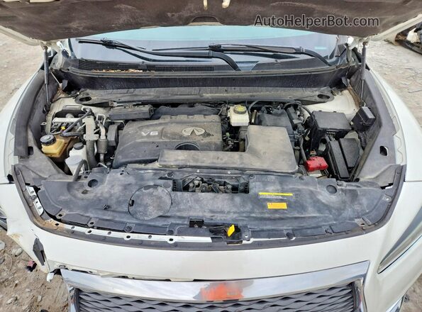 5N1DL0MM8HC525948 2017 INFINITI QX60 White Widok komory silnika