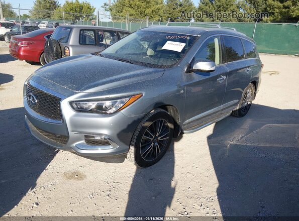 5N1DL0MM8JC509416 2018 INFINITI QX60 Синий Передняя левая четверть