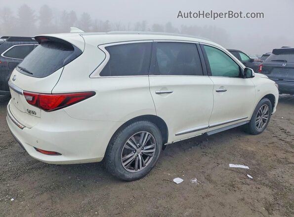 5N1DL0MM8KC504556 2019 INFINITI QX60 White Trasero derecho