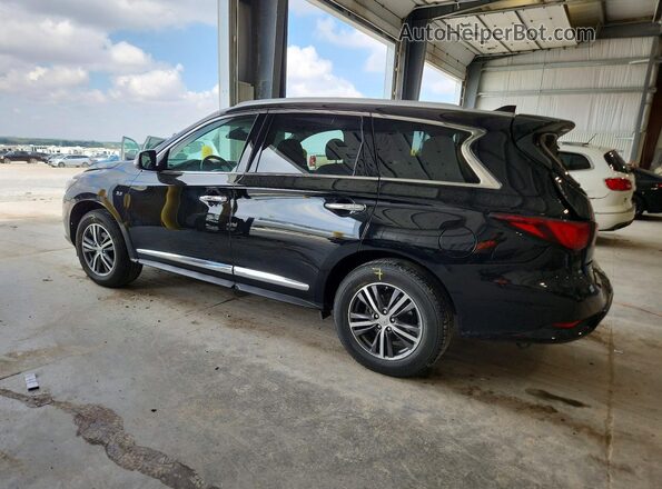 5N1DL0MM8KC521647 2019 INFINITI QX60 Черный Задняя левая четверть