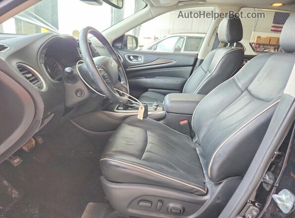 5N1DL0MM8KC521647 2019 INFINITI QX60 Черный Вид салона спереди
