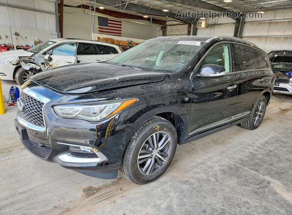 5N1DL0MM8KC521647 2019 INFINITI QX60 Черный Передняя левая четверть