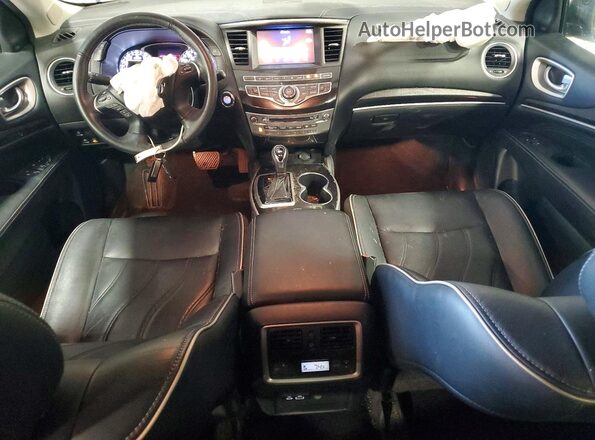 5N1DL0MM8LC528602 2020 INFINITI QX60 White Вид панелі приладів