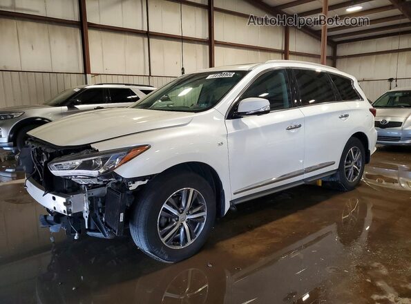5N1DL0MM8LC528602 2020 INFINITI QX60 White Передня ліва чверть