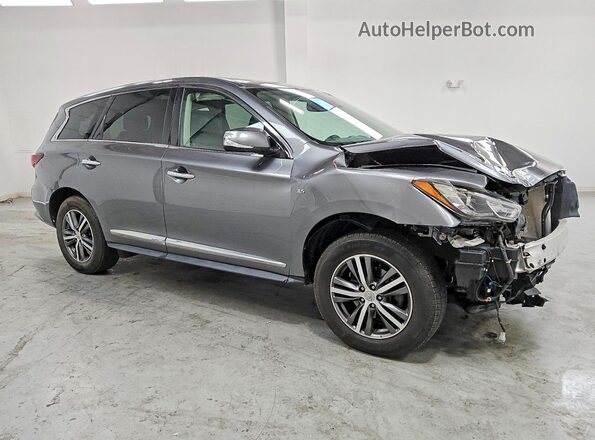 5N1DL0MM8LC530642 2020 INFINITI QX60 Серый Передняя правая четверть
