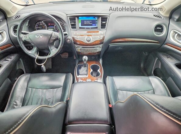 5N1DL0MM9HC507376 2017 INFINITI QX60 Серый Вид панели приборов
