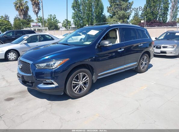 5N1DL0MM9HC548249 2017 INFINITI QX60 Синий Передняя левая четверть