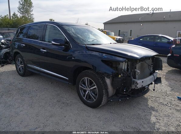 5N1DL0MM9LC529967 2020 INFINITI QX60 Dark Blue Передняя правая четверть